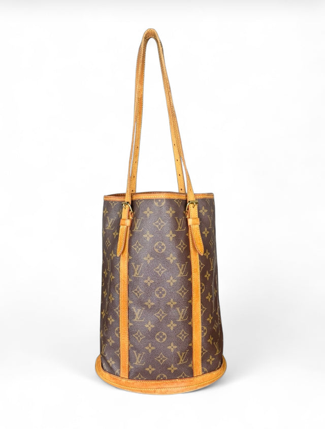 Louis Vuitton Bucket GM Handtasche Shopper Monogram Braun
