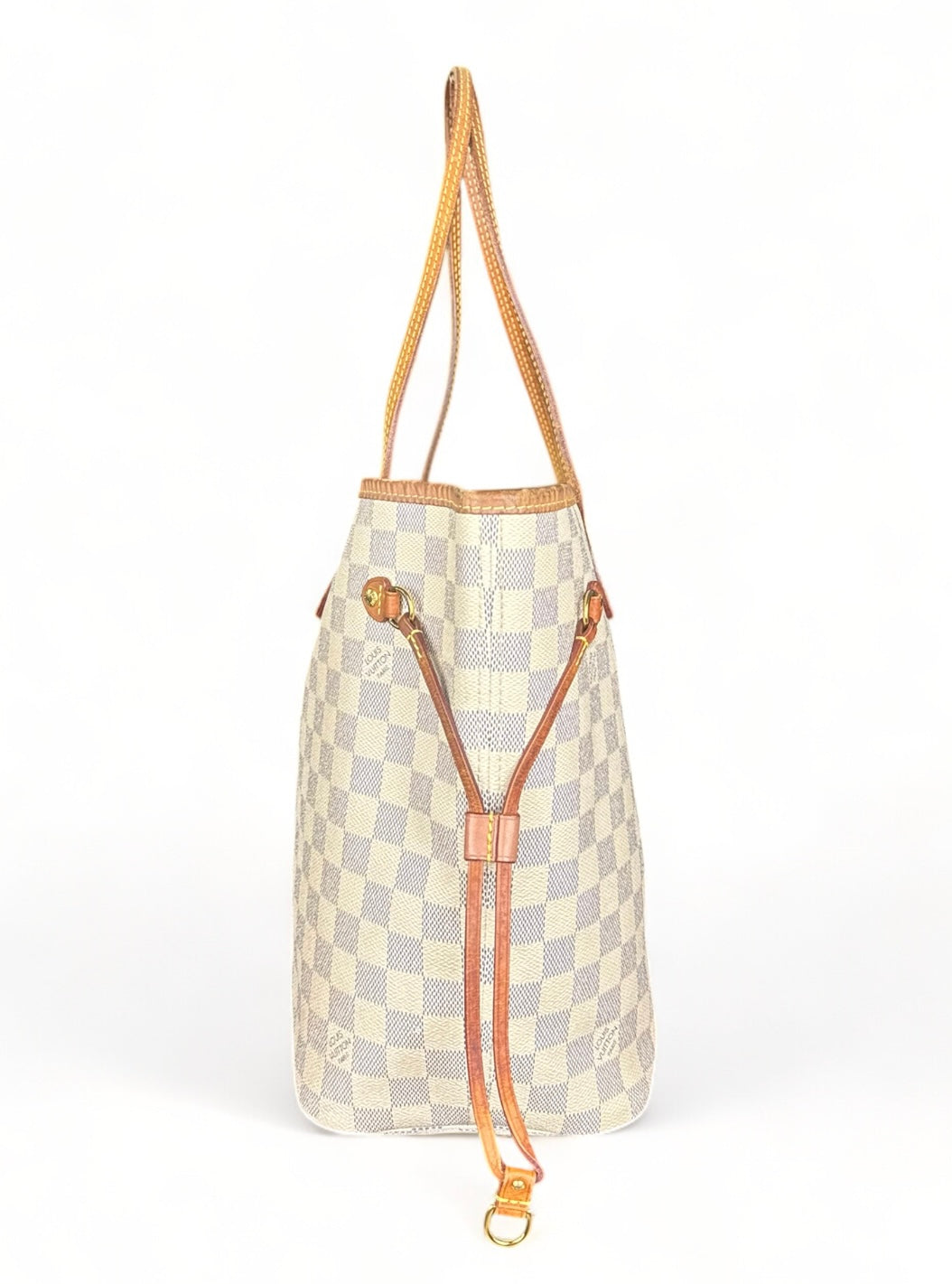 Louis Vuitton Neverfull MM Handtasche Shopper Damier Azur