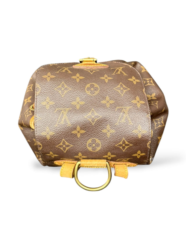 Louis Vuitton Montsouris MM Rucksack Tasche Monogram Braun