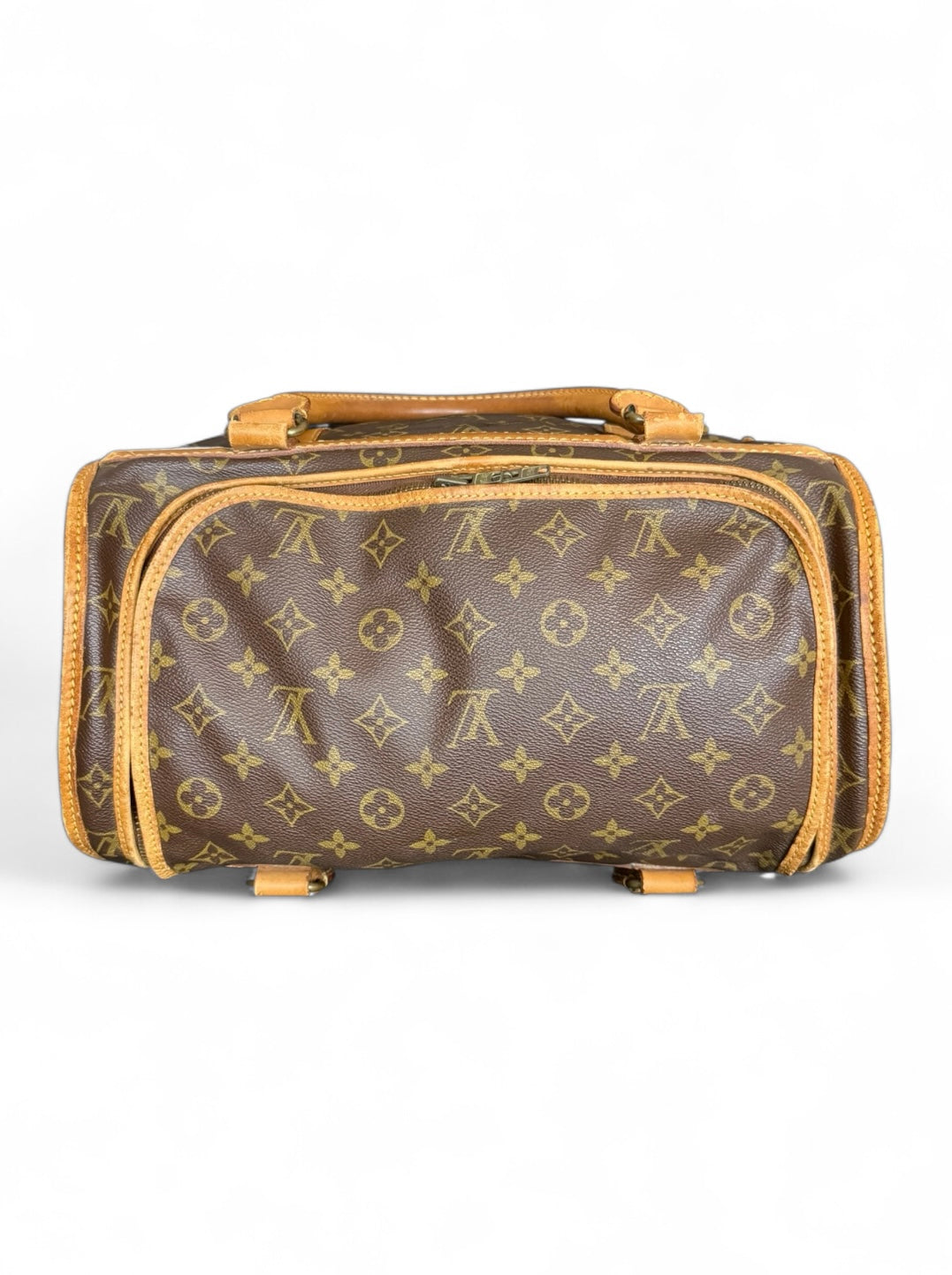 Louis Vuitton Sac Chien Reisetasche Weekender Tasche Monogram Braun