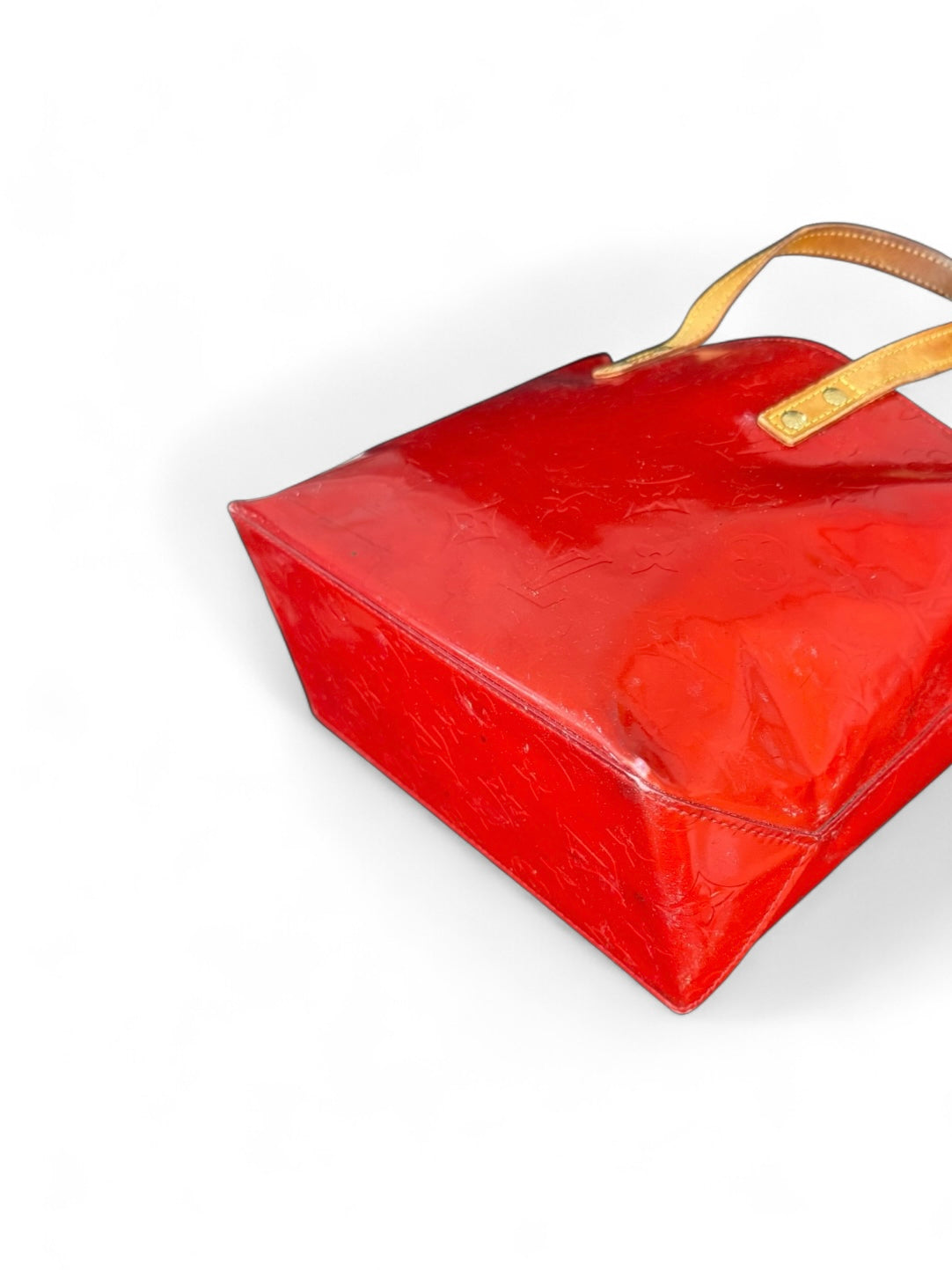 Louis Vuitton Reade PM Handtasche Vernis Monogram Rot