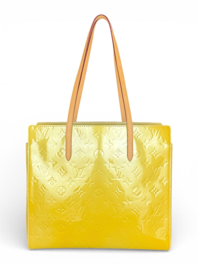Louis Vuitton Catalina Handtasche Vernis Monogram Gelb