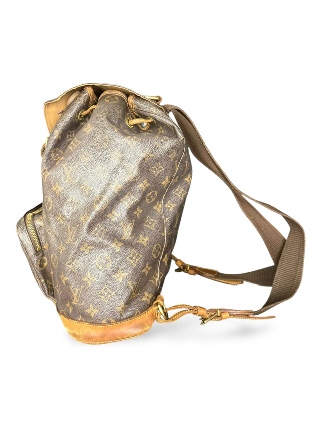Louis Vuitton Montsouris GM Rucksack Tasche Monogram Braun