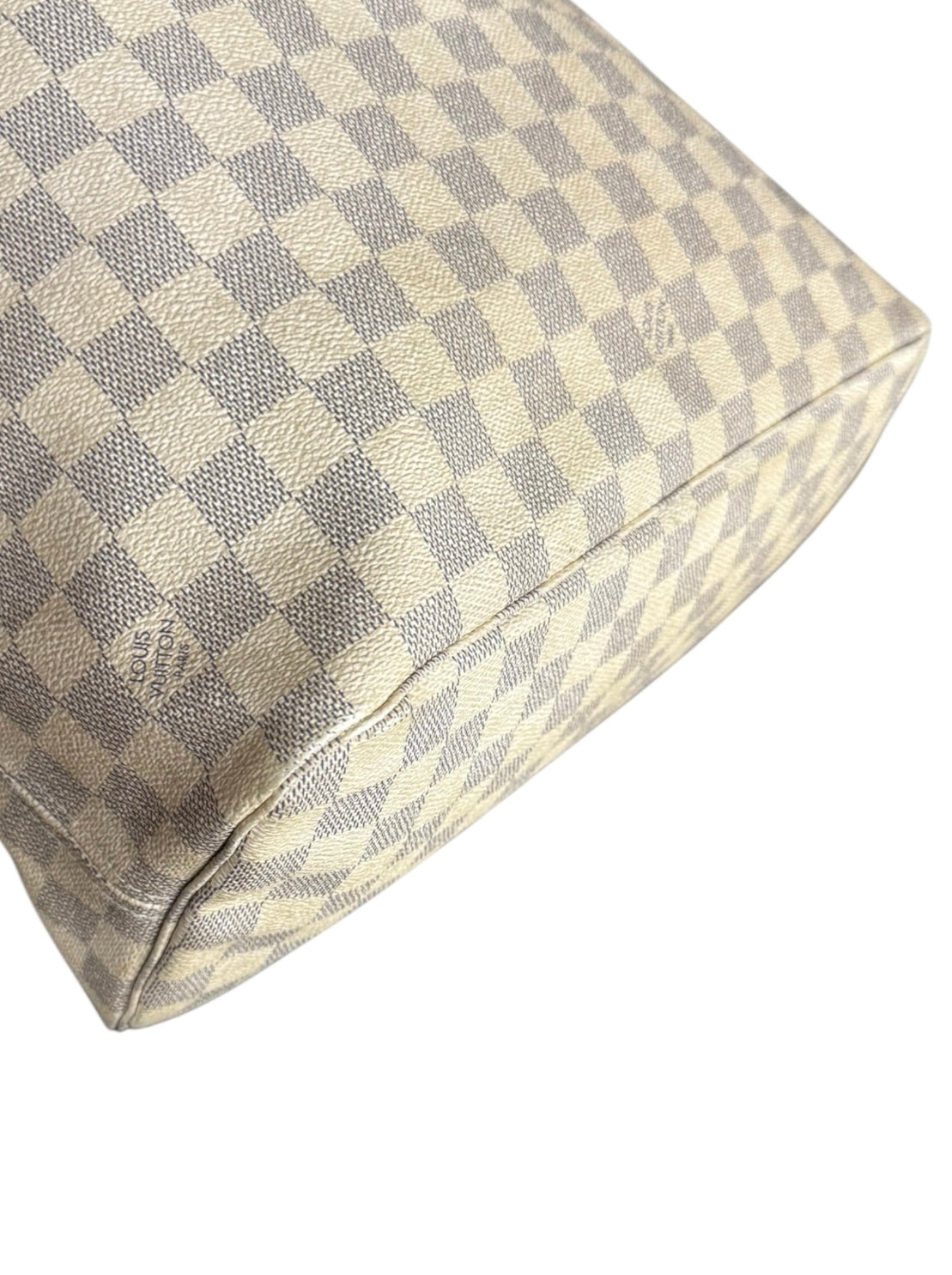 Louis Vuitton Neverfull MM Handtasche Shopper Damier Azur