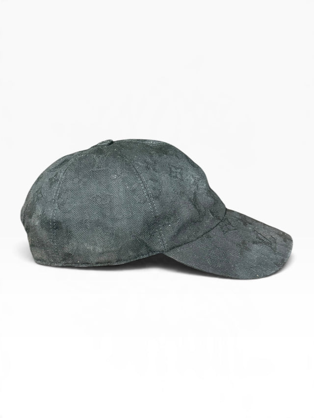 Louis Vuitton Cap Mütze Denim Schwarz