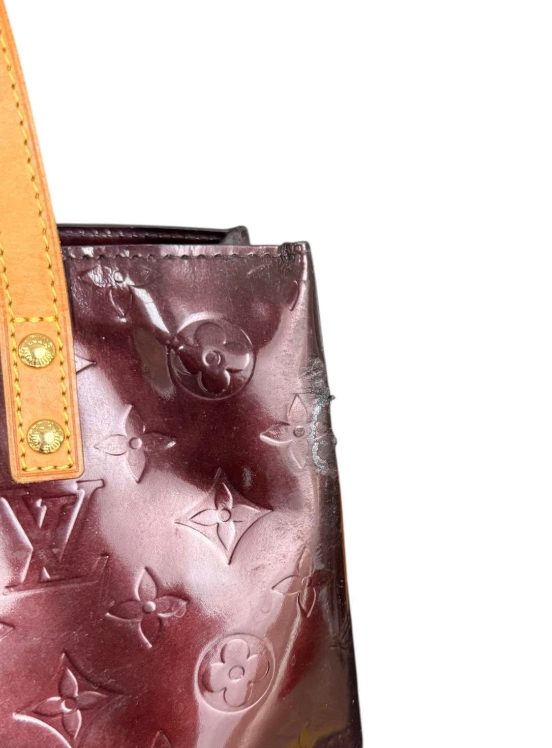 Louis Vuitton Reade PM Handtasche Vernis Monogram Lila