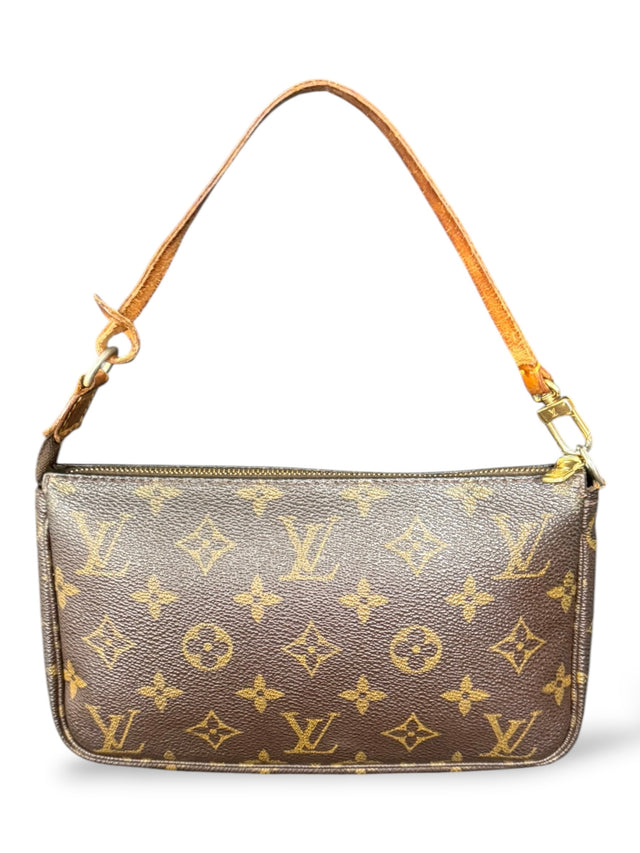 Louis Vuitton Pochette Accessoires Handtasche Monogram Braun