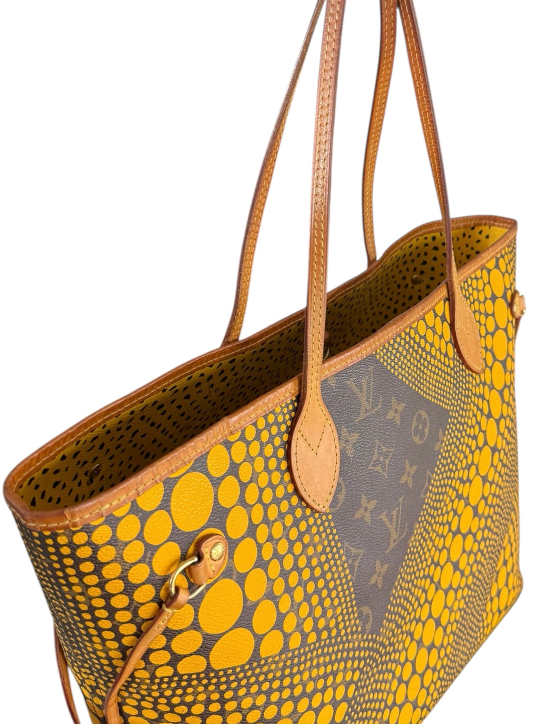 Louis Vuitton Neverfull MM Handtasche Shopper Monogram Braun Dot Yayoi Kusama