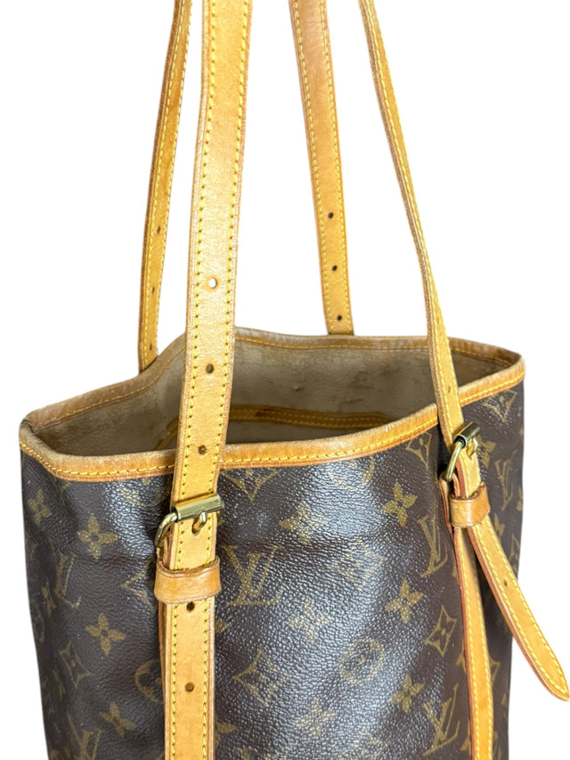 Louis Vuitton Bucket GM Handtasche Shopper Monogram Braun