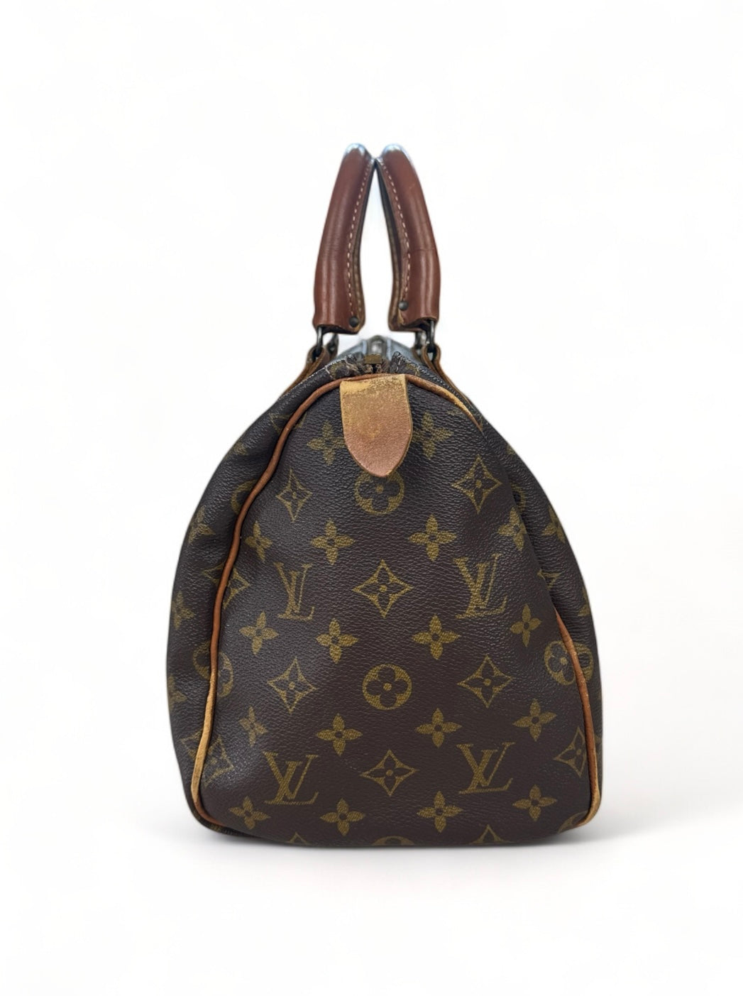 Louis Vuitton Speedy 30 French Company USA Monogram Braun