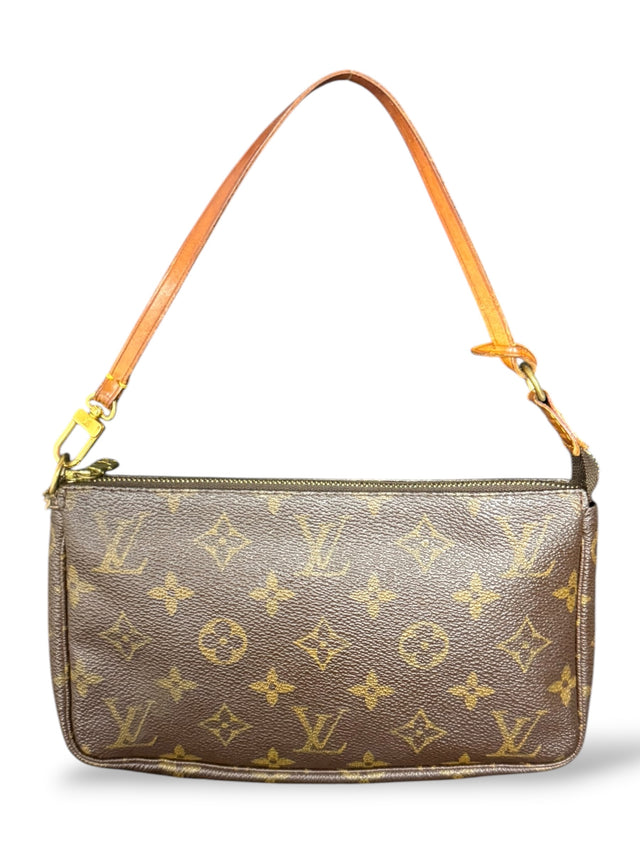 Louis Vuitton Pochette Accessoires Handtasche Monogram Braun