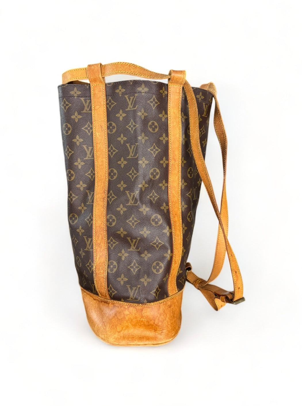 Louis Vuitton Randonnee GM Rucksack Tasche Monogram Braun