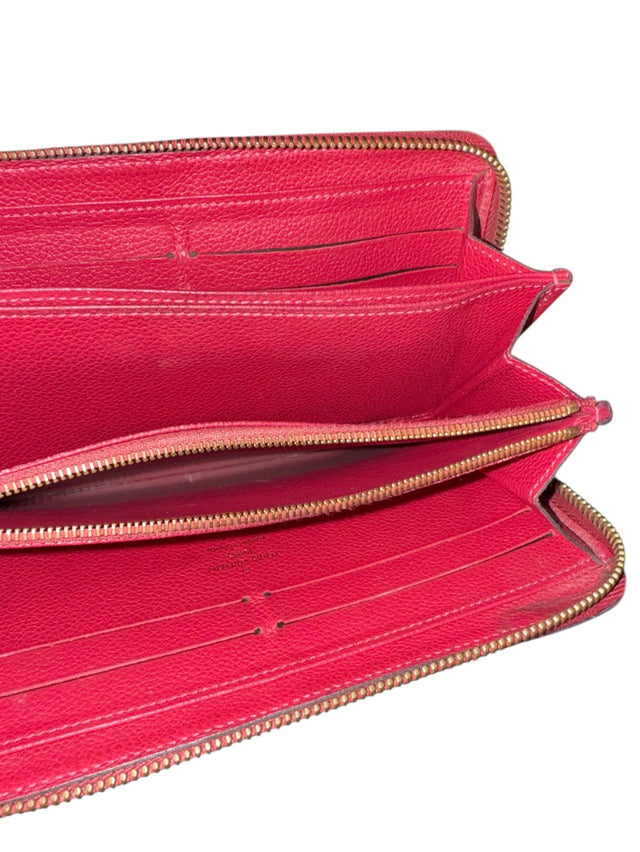 Louis Vuitton Zippy Empreinte Geldbeutel Geldbörse Portemonnaie Pink