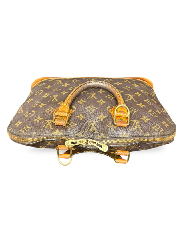 Louis Vuitton Alma Handtasche Tasche Monogram Braun