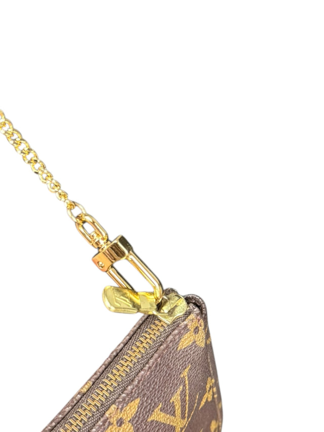 Louis Vuitton Pochette Accessoires Handtasche Monogram Braun