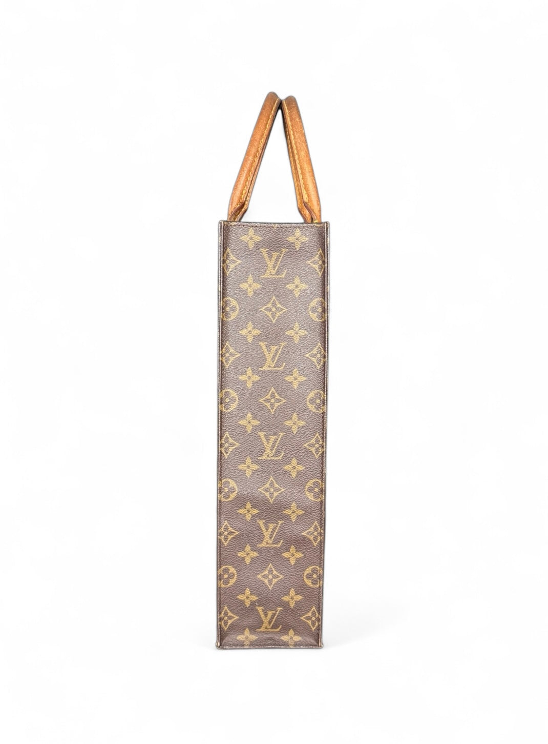 Louis Vuitton Sac Plat Handtasche Tote Bag Shopper Monogram Braun