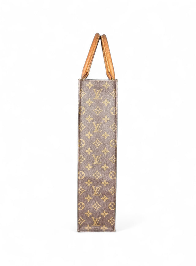 Louis Vuitton Sac Plat Handtasche Tote Bag Shopper Monogram Braun