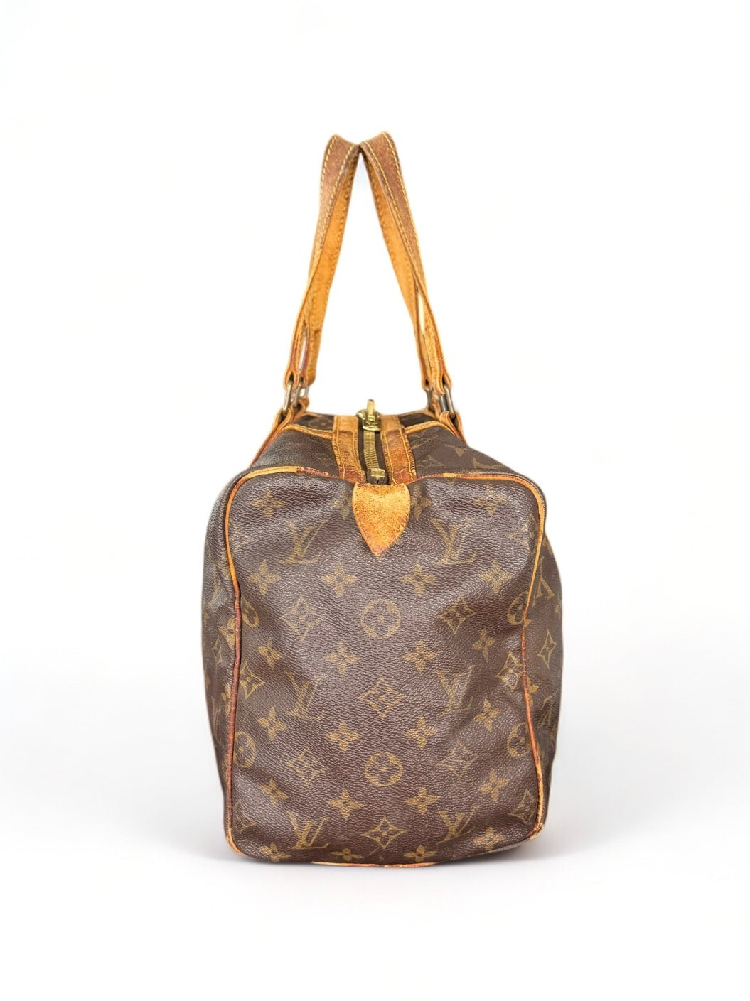 Louis Vuitton Sac Souple 35 Reisetasche Weekender Keepall Monogram Braun