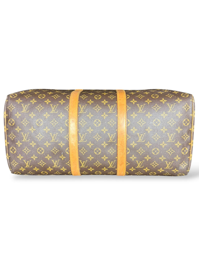 Louis Vuitton Keepall 50 Reisetasche Weekender Tasche Monogram Braun
