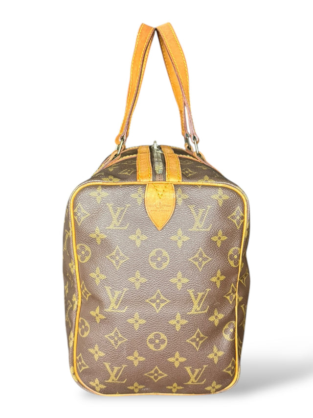 Louis Vuitton Sac Souple 35 Reisetasche Weekender Keepall Monogram Braun