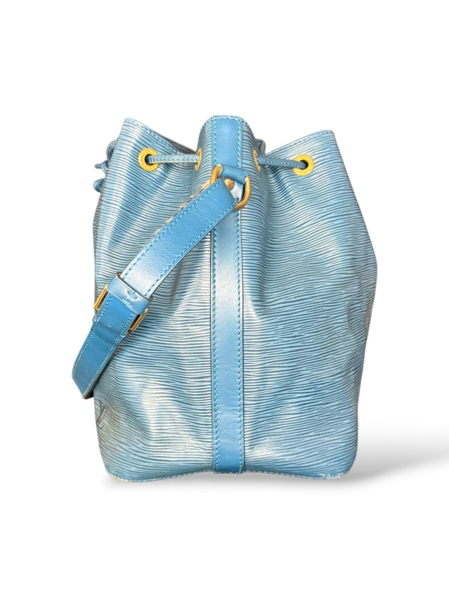 Louis Vuitton Sac Noe Petit Handtasche Epi Leder Blau