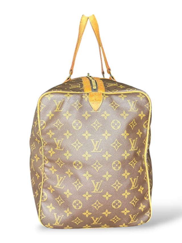 Louis Vuitton Sac Souple 55 Reisetasche Weekender Keepall Monogram Braun
