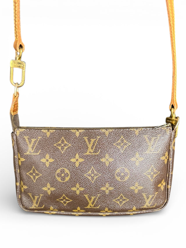 Louis Vuitton Pochette Accessoires Handtasche Monogram Braun
