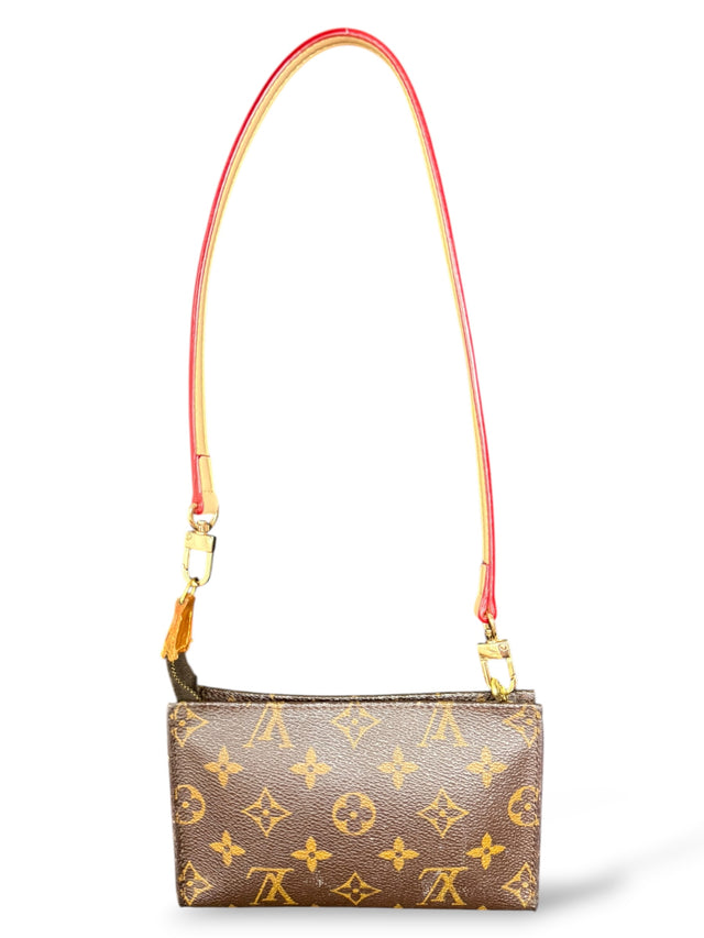 Louis Vuitton Baguette Pochette Accessoires Handtasche Monogram Braun
