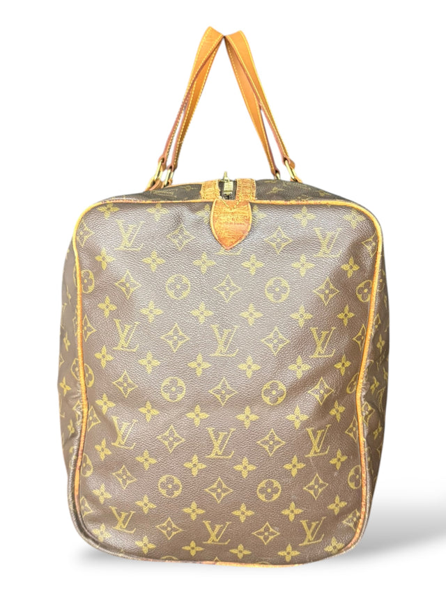 Louis Vuitton Sac Souple 55 Reisetasche Weekender Keepall Monogram Braun