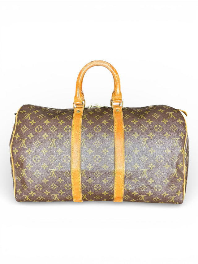 Louis Vuitton Keepall 45 Reisetasche Weekender Tasche Monogram Braun