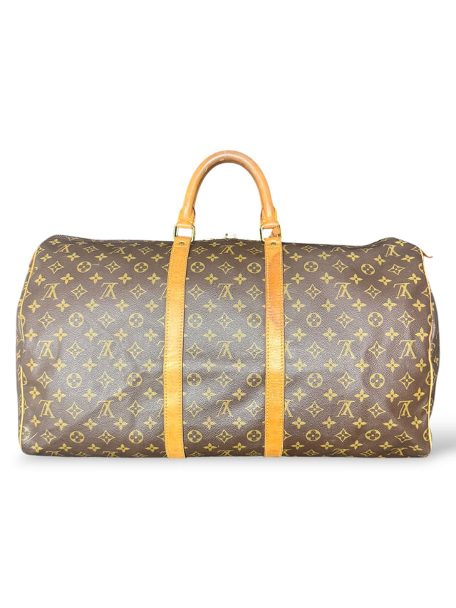 Louis Vuitton Keepall 55 Reisetasche Weekender Tasche Monogram Braun