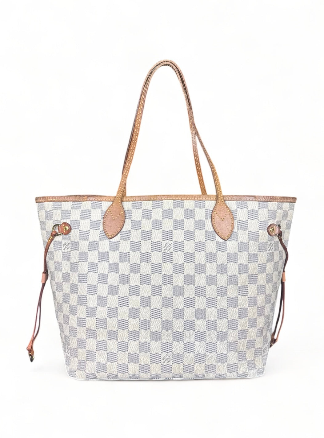 Louis Vuitton Neverfull MM Handtasche Shopper Damier Azur
