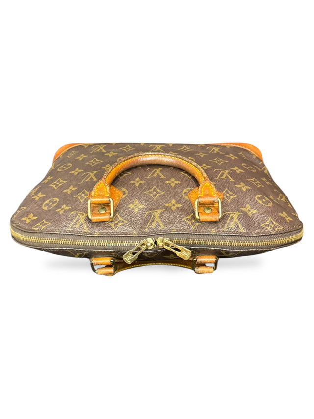 Louis Vuitton Alma Handtasche Tasche Monogram Braun