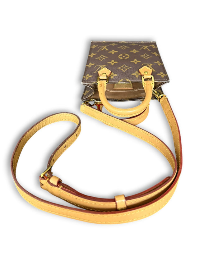 Louis Vuitton Mini Nano Sac Plat Petit Handtasche Crossbody Umhängetasche