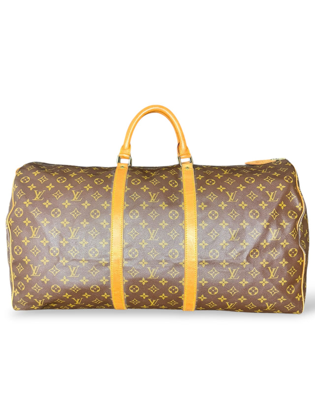 Louis Vuitton Keepall 60 Reisetasche Weekender Tasche Monogram Braun