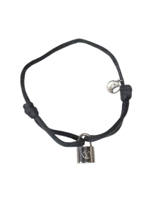 Louis Vuitton Lockit Unicef Armband Silber Schwarz