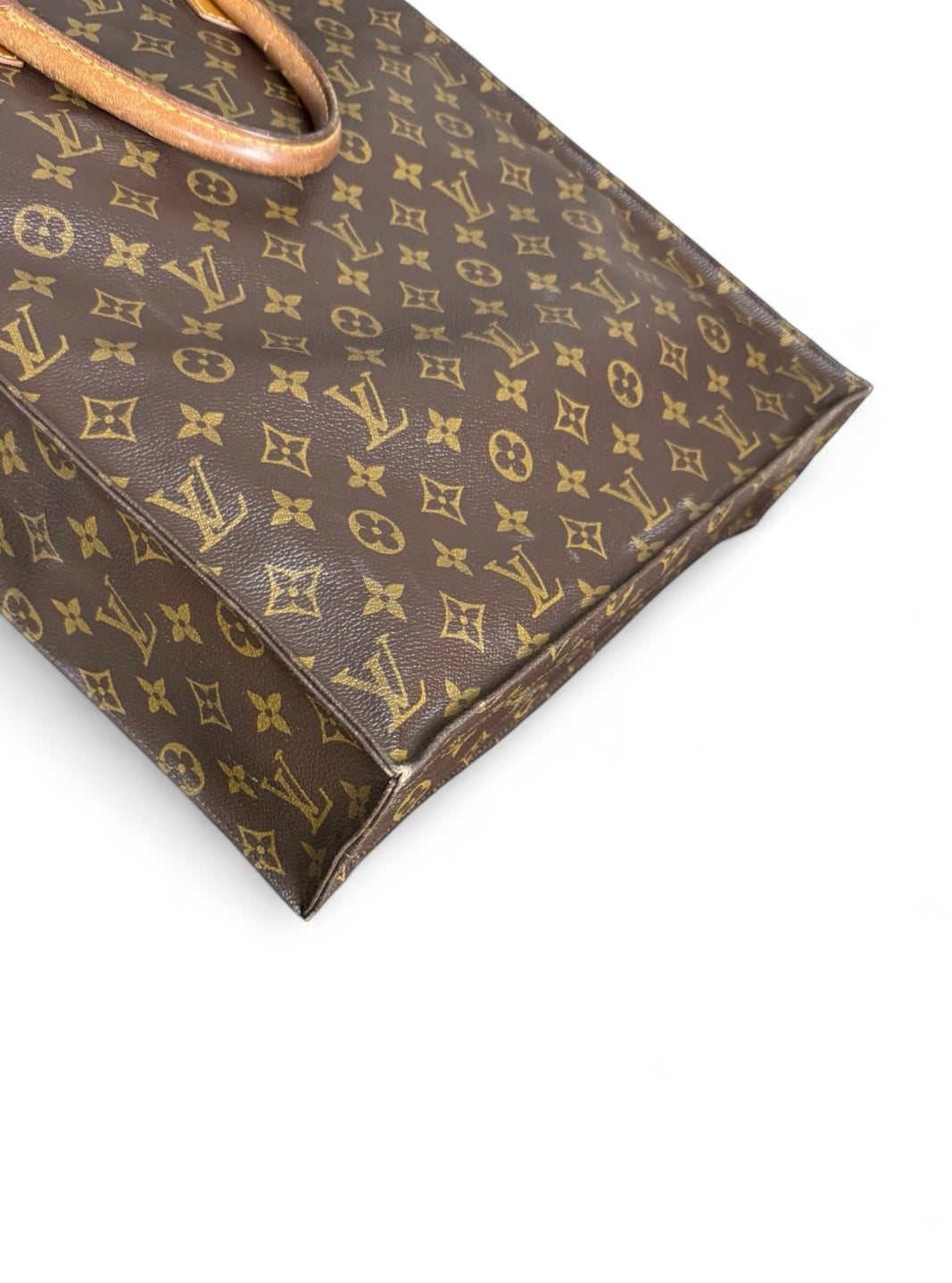 Louis Vuitton Sac Plat Handtasche Tote Bag Shopper Monogram Braun