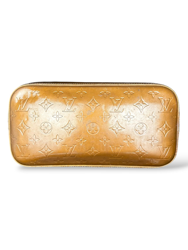 Louis Vuitton Houston Handtasche Vernis Monogram Bronze