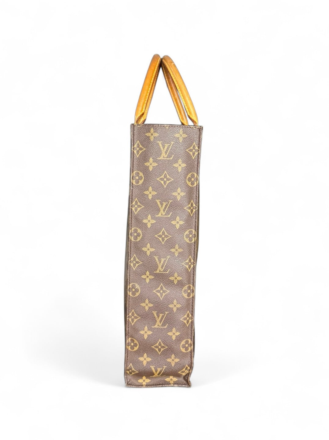 Louis Vuitton Sac Plat Handtasche Tote Bag Shopper Monogram Braun