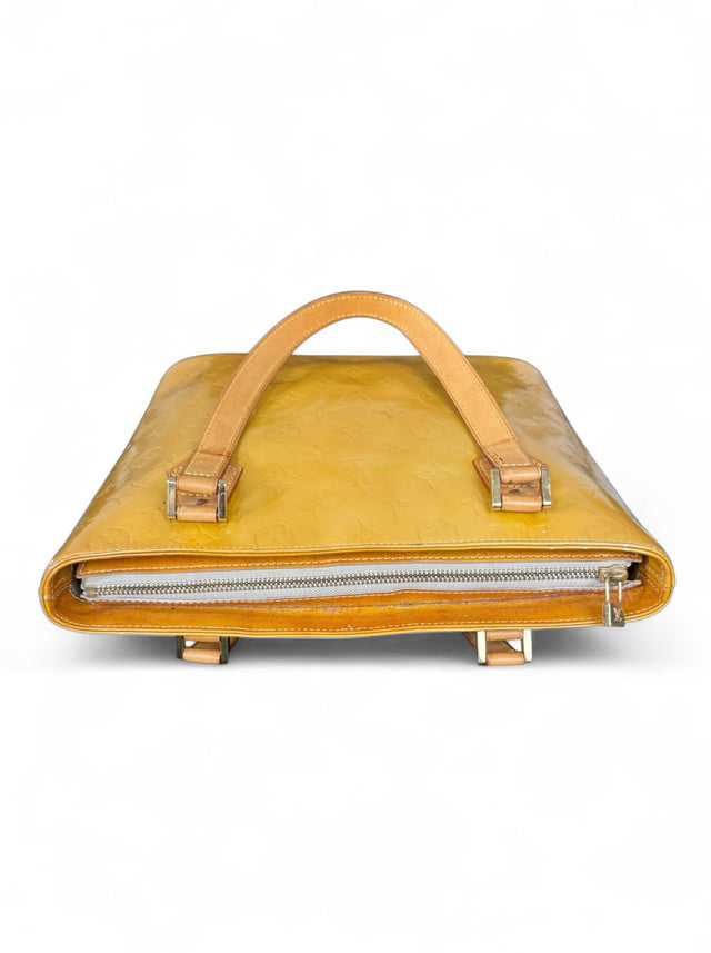 Louis Vuitton Houston Handtasche Vernis Monogram Gelb