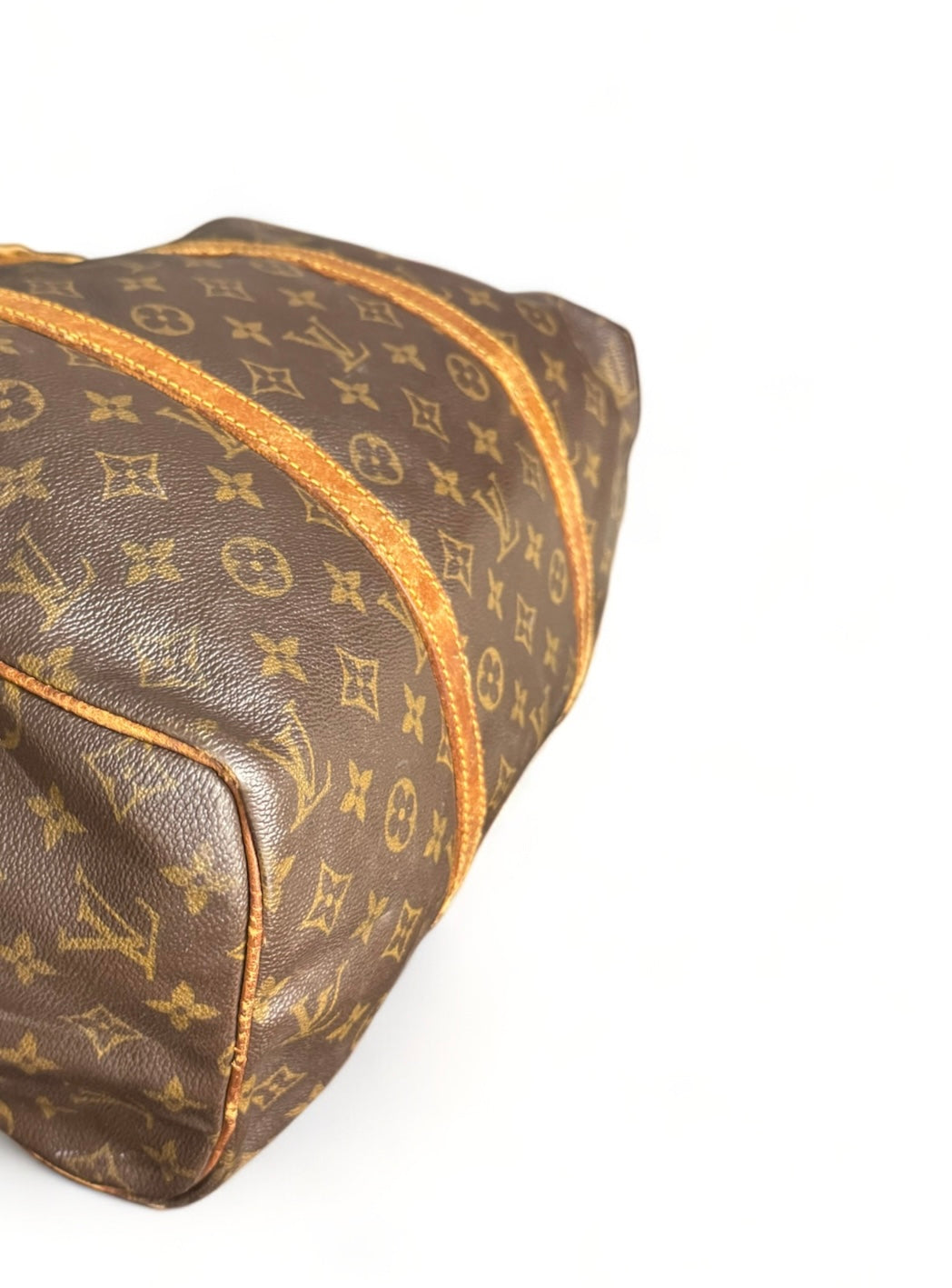 Louis Vuitton Sac Souple 35 Reisetasche Weekender Keepall Monogram Braun