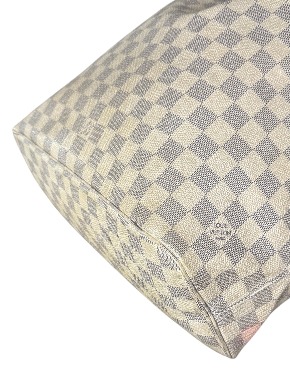 Louis Vuitton Neverfull MM Handtasche Shopper Damier Azur