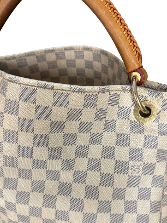 Louis Vuitton Artsy MM Handtasche Shopper Damier Azur