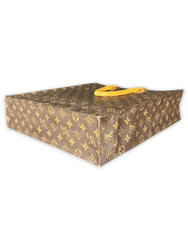 Louis Vuitton Sac Plat Handtasche Tote Bag Shopper Monogram Braun