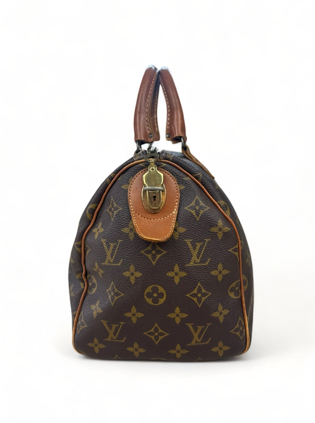 Louis Vuitton Speedy 30 French Company USA Monogram Braun