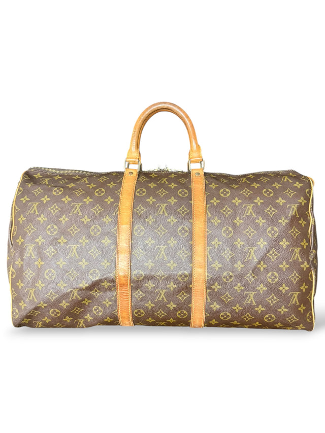 Louis Vuitton Keepall 55 Reisetasche Weekender Tasche Monogram Braun