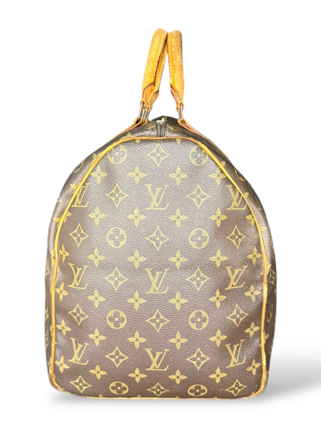Louis Vuitton Keepall 50 Reisetasche Weekender Tasche Monogram Braun