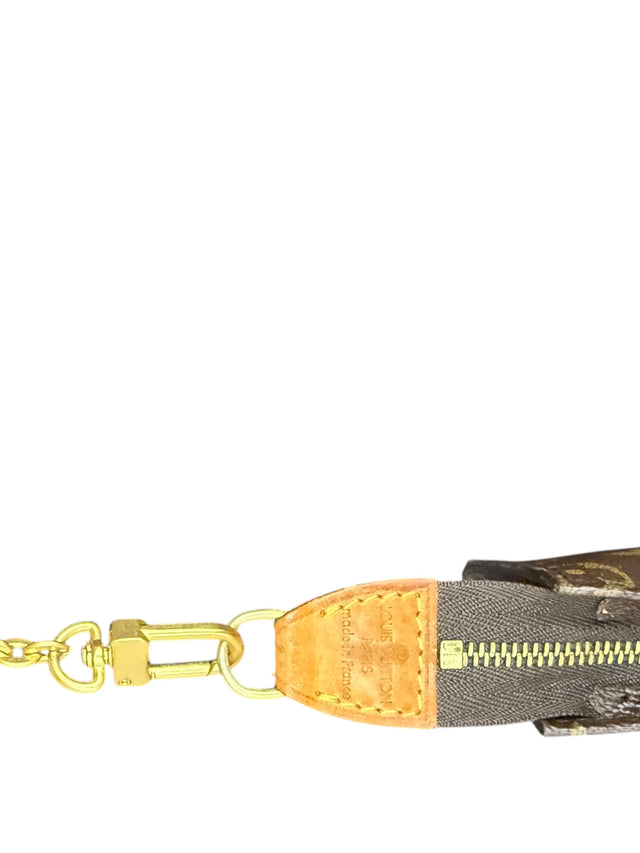 Louis Vuitton Pochette Accessoires Handtasche Baguette Monogram Braun