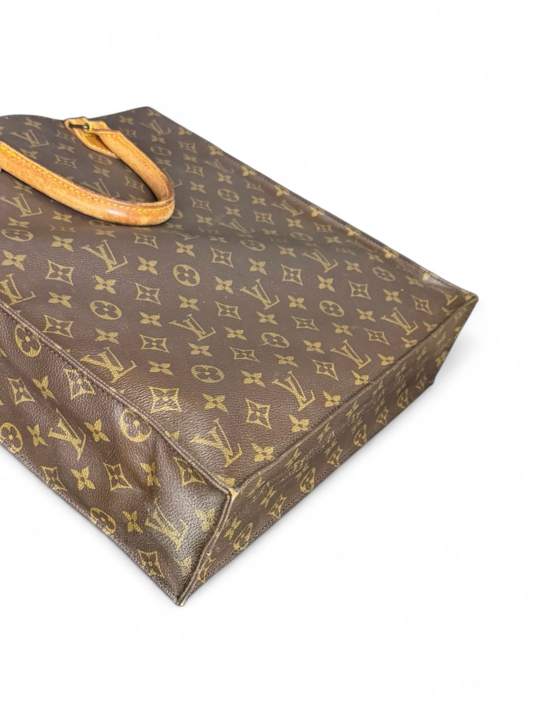 Louis Vuitton Sac Plat Handtasche Tote Bag Shopper Monogram Braun