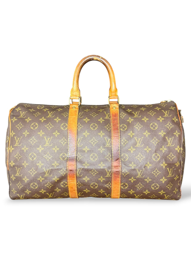 Louis Vuitton Keepall 45 Reisetasche Weekender Tasche Monogram Braun